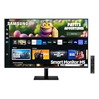 Samsung Smart Monitor M5, Flat 32'', 1920x1080 Full HD, Smart TV Amazon Video, Netflix, Airplay,...