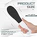 Lothee 15 Pack Foot File Foot Callus Remover Double Sided Professional Sandpaper Pedicure Tool Feet Scrubber Sander Feet Rasp for Dead Skin Cracked Heel Women Manicure Beauty Spa, 100/180 Grit, White