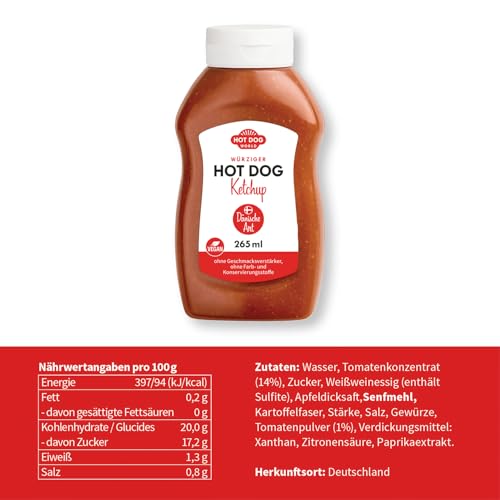 HOT DOG WORLD - Hotdog-Partypaket 'dänische Art' für 12 Hot Dogs (Strohschwein)