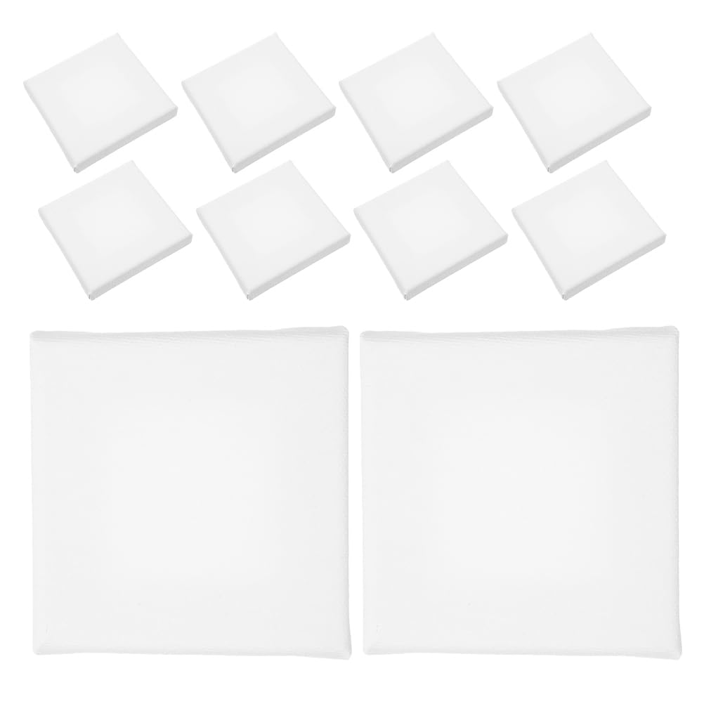 24stücke Mini Leinwandplatten Aus Kleine Gestreckte Malfläche Für Kunstprojekte Junge Mädchen Und Hobbykünstler Für Öl Und Acrylmalerei Tragbar Und Wiederverwendbar