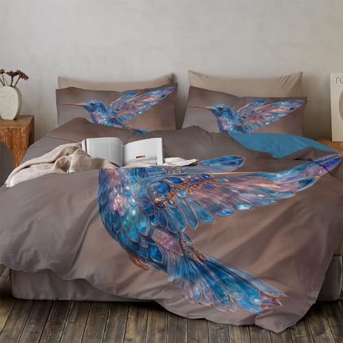 Housse de couette 220x240 hypoallergénique en microfibre douce