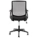 SEI Furniture - Sabrina Adjustable Chair Desk - Transitional Black Polyester - Ideal for Home Office (HO380201)
