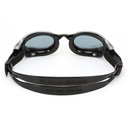 Foto von AQUASPHERE | Kaiman Compact EXO Schwimmbrille Silber & Schwarz - Dunkle Linse