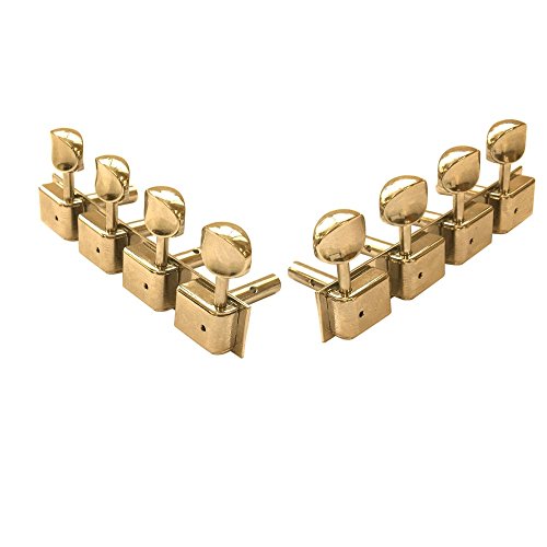 Kluson Traditional 4 Aside Tuners For Lap Steel Guitars Gold