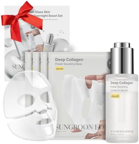 SUNGBOON EDITOR Rejuvenating Combo/Deep Collagen Boost Set(Serum+Mask 4ea)