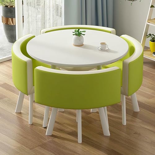 Juego de mesa redonda y silla para oficina, recepción, comedor, salas de conferencias, ventas, reuniones, mesas de café para eventos corporativos, diseño elegante para espacios de trabajo modernos