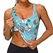 Cozy Christmas Cute Animals Unicorns Flamingo Llama Sloth Yoga Bra for Women Girls, U-Shaped Back Tops with Pads Control Shapewear Outfit for Sports Fitness