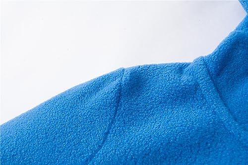 Mud Kingdom Cute Little Boy Fleece Jacket With Hood 4T Blue Shark #TOP4