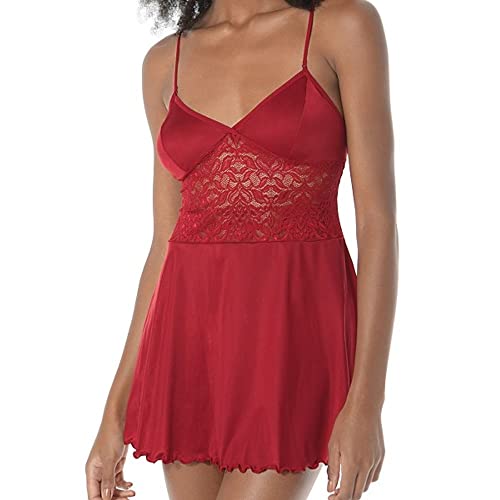 Camisola Luar, DeMillus, feminino, Carmim, 44