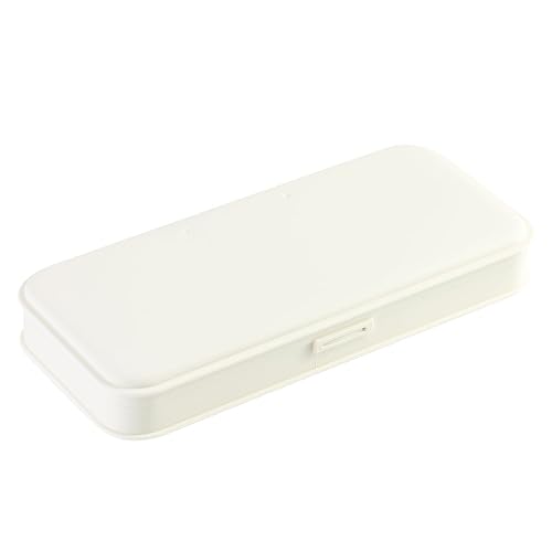FSpronail Nail Art Tool Storage Box Empty Plastic Manicure Tool Organizer | Manicure Efile Drill Kit Case Beauty Tool Case Tweezers Container Accessories Salon Home Nail Implement for Esthetician-Beige
