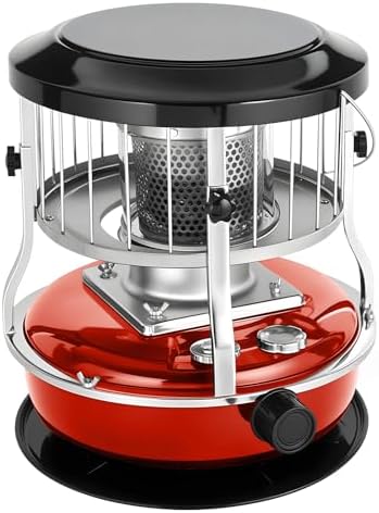 Portable 2-in-1 Radiant Kerosene Heater and Stove, 9000 BTU, Non-Electric — view 2