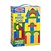 Melissa & Doug Wooden Building Blocks Set - 100 Blocks in 4 Colors and 9 Shapes - Classic Kids Toys, STEAM Toy, Colored Wood Blocks For Toddlers Ages 2+