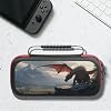 Funda Compatible con Nintendo Switch, Estampado de Dragón Rojo Mágico-H, Estuche de Viaje para Switch Lite/Oled, Protector para Accesorios y Juegos 8