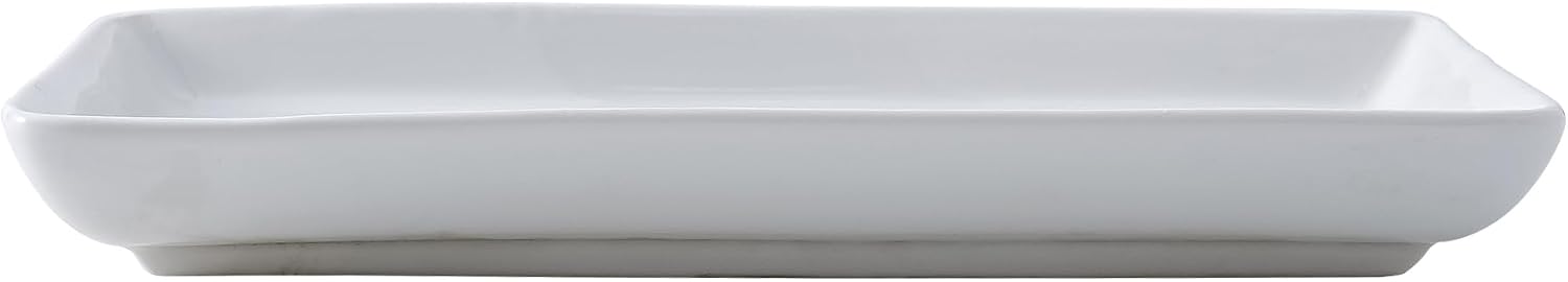 Rectangular Sushi Dinner Plate, 8 4/5 inches, 24 Pack, White, 8.8x4.92x1.1inch, A25715