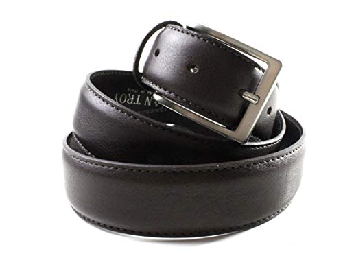 Ivan Troy Men’s Italian Leather Dress Belt| Dress Belt Classic Buckle|1.38 Inch Wide2