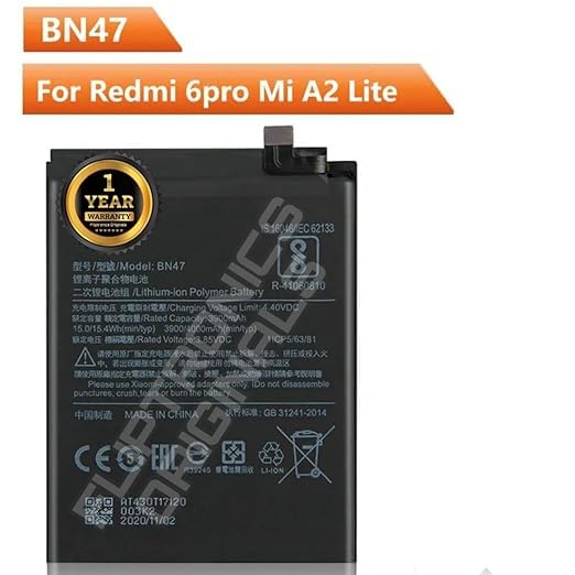 Image of BN47 Battery for Redmi 6 Pro I A2 Lite Battery with 1 Year Warranty** (DD125)