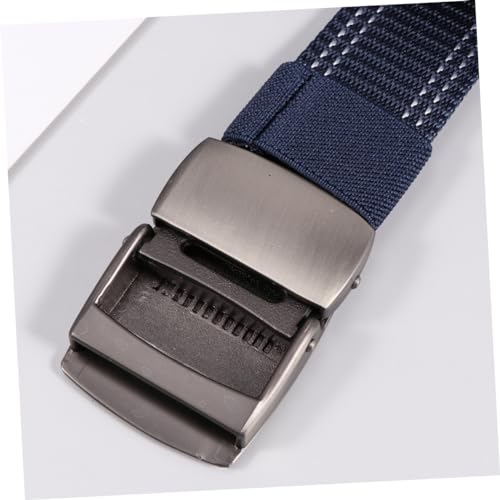 1pc Adjustable Outdoor Training Belt Lightweight Canvas Waist Band Plastic Buckle for Men and Women Dark and Breathable Material2