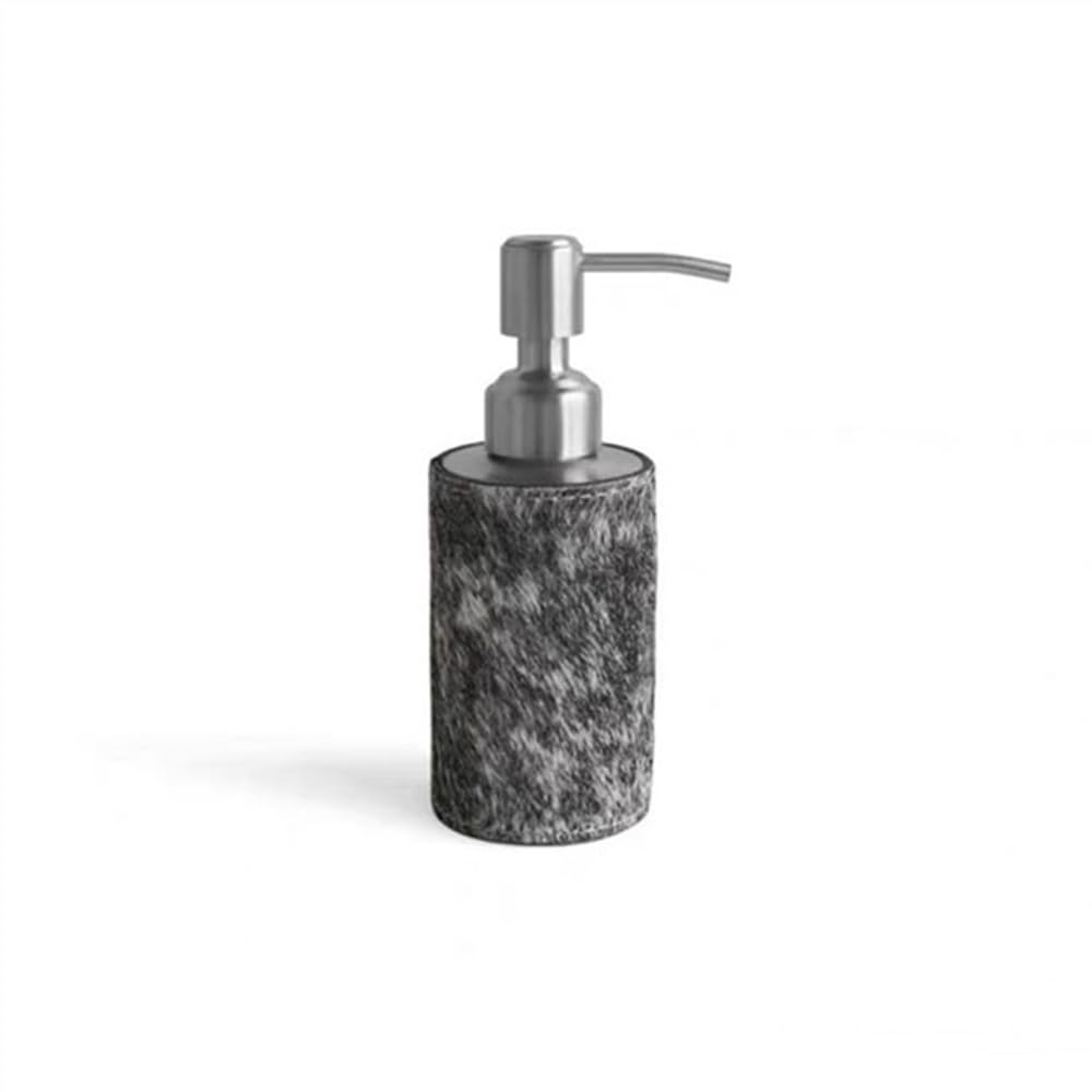 Dispensador de jabón Dispensador de jabón Alta Gama for decoración baño Hotel, Botella dispensadora Metal Pelo Caballo Creativa Lujo Ligera(Pequeño)