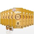 Lavazza, Qualità Oro, 100 Capsule in Alluminio, Note Fruttate e Floreali, 100% Arabica, Intensità 8/13, Tostatura Chiara, 10 Confezioni da 10 Capsule