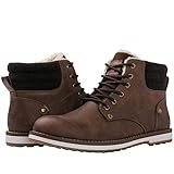 GLOBALWIN Men's 1926 Brown Moc Toe Winter Combat Boots 13M