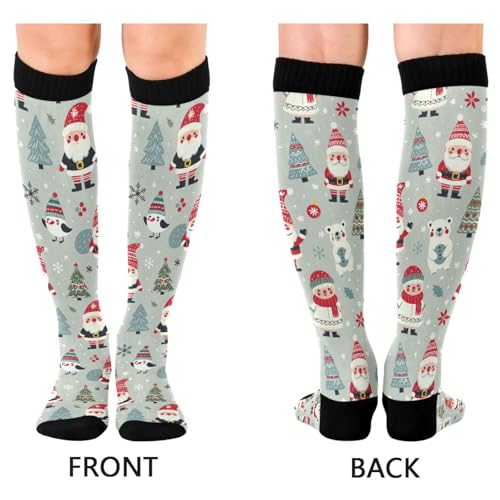 Image of Compression Socks for Women & Men, Knee High Socks for Circulation Medical Running Athletic Nurse Travel