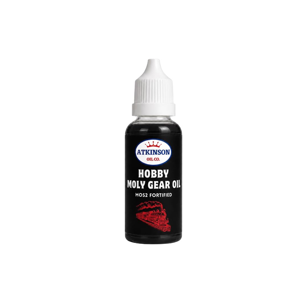 Atkinson Oil Co. Hobby Lubricants & Model Care โ Model, PTFE Grease, PTFE, Moly Gear, Plastic Gear & Smoke Oil, Lube Kit (Moly Gear Oil)