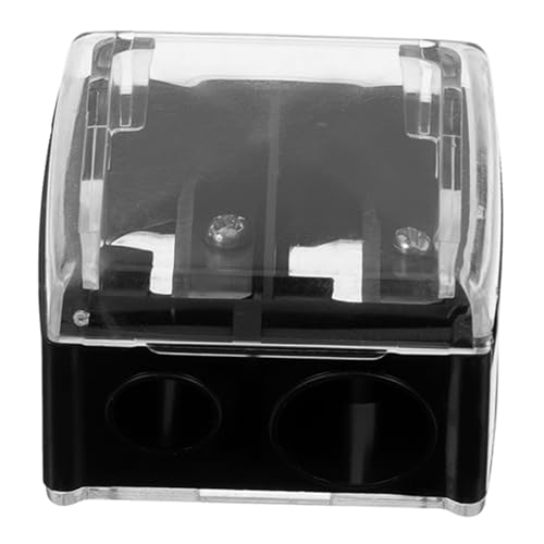 VICASKY Makeup Pencil Sharpener Double Hole Eyebrow Liner Lip Pencil Sharpener Portable Mini Tool