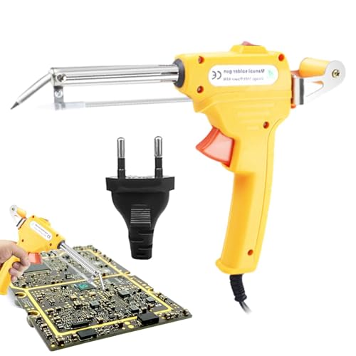 Soldadura portátil, hierro de soldadura portátil - Kit de soldadura manual de calefacción exterior | Herramienta de alimentación de estaño automático, temperatura ajustable, herramienta de reparación