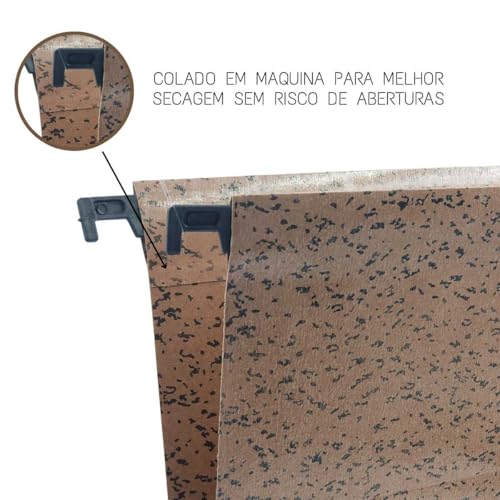 Pasta Suspensa Marmorizada Plastificada 200 Gramas 50 Unidades Completa