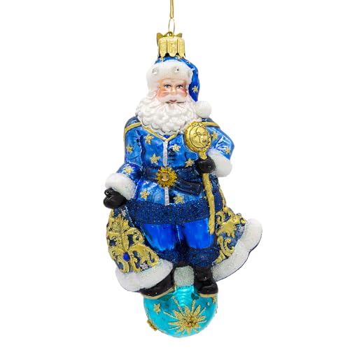 Père Noël céleste Bellissimo Kurt Adler objet déco Noël traditionnel 15 cm - 2