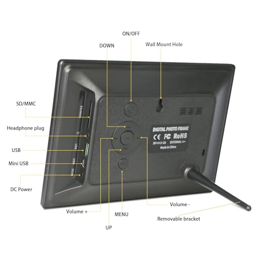 Ssini Digital Picture Frames Electronic Photo Frame Small Digital Picture Frame Video Picture Frame Electronic Picture Frame Slideshow Using Sd Card Or Usb Picture Frame Digital thumb #2