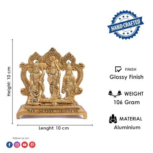 Estatua de Metal Ram Darbar para Templo y Decoración miniatura 3