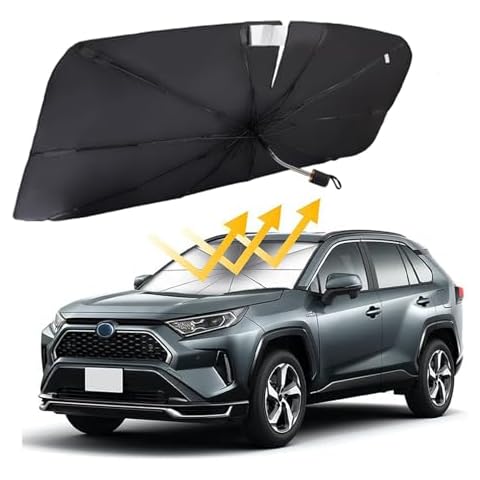 ElifeAcc Car Windshield Sunshade - Car Sun Shade, Windshield, Sunshade, Windshield Shade for Cars, SUV, Trucks (53 * 29inch) Cover