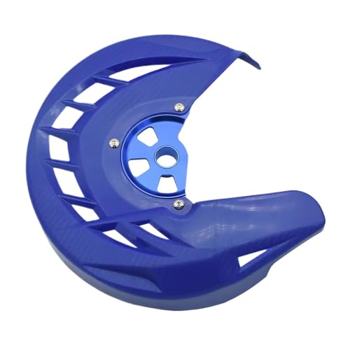 Protector de disco de freno de 20mm para moto YZ250 YZ450F con cubrecárter azul