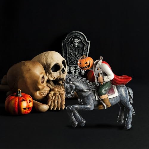 Ornement d'horreur d'halloween pour maison le bureau cavalier sans tête - 4