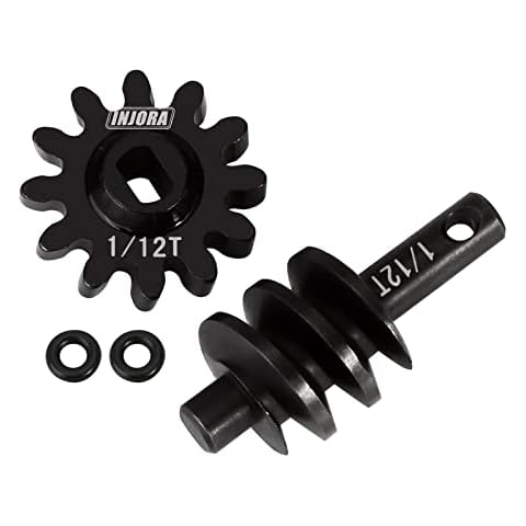 INJORA Steel Underdrive Gears for Axial SCX24 Cover