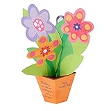 Hallmark Mother's Day Greeting Card for Grandmother (Displayable 3-D Flowers in a Pot)