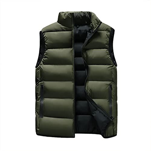 Chaleco de invierno para hombre acolchado negro L ideal para paseos urbanos 2