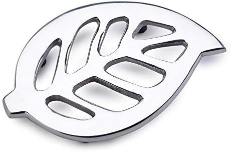 MYLO JONES Polished Aluminium Leaf Trivet