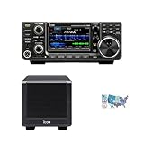 Icom IC-7300 100W HF/50MHz SDR Amateur Radio Transceiver Bundle (3 Items) with Icom SP-38 Matching External Speaker and Ham Guides TM Quick Reference Card!!