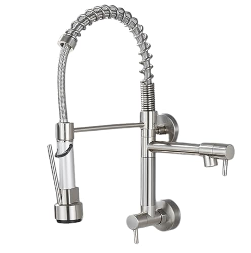 YESOP Torneira Cozinha Gourmet Monocomando De Parede Água Fria Escovada