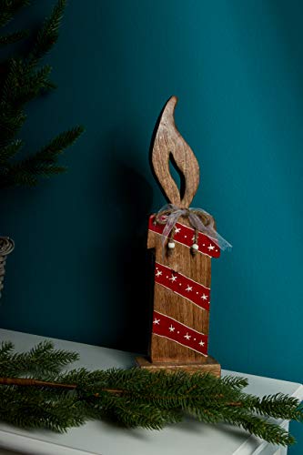My Flair Christmas Figurine, Wood, red/White, s.h. Artikelmaße - Image 4