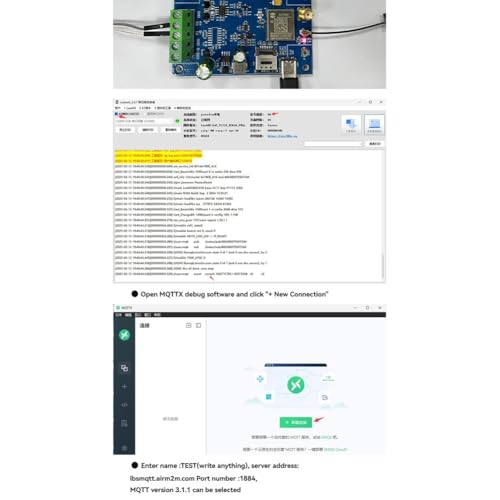 Módulo Air780E 4G DTU con interfaz RS485 para firmware Luatos y AT 2