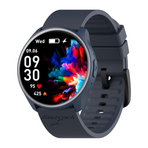 Image of Fastrack Limitless FR1 Pro Smart Watch with 1.39 inch AMOLED Display|360 * 360 Resolution & 600 Nits|SingleSync BT Calling|Advanced Multisport Modes|Auto Stress & Mood Monitor|Passcode Protection & SOS