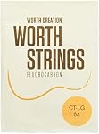 [Worth Strings] CT-LG Clear Fluorocarbon String Set (Low-G Tenor Ukulele)