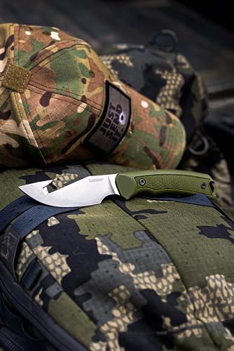 Kershaw 1883GH Deschutes Skinner With Gut Hook Fixed Blade, 3.2 Inch Full Tang D2 Stainless Steel Knife thumb #8