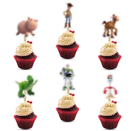 Décoration de cupcake Toy Story Seyal pour gâteau d'anniversaire réussi