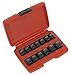 Sealey Ak5613Lp Impact Socket Set 13Pc 1/2In Sq Drive Low Profile Metric