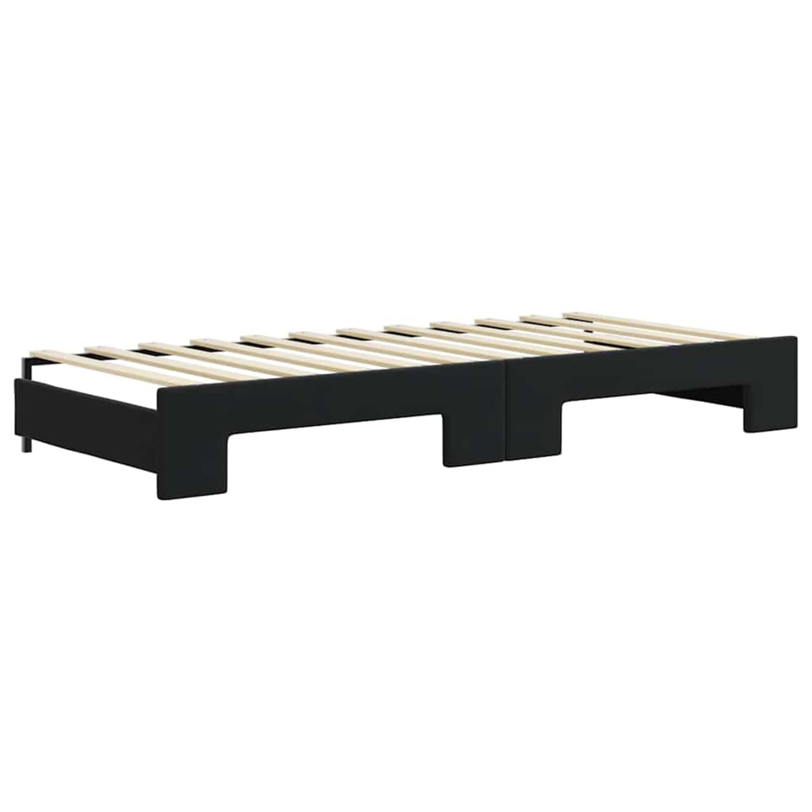 ATOMSTACK MAKER Divano letto pieghevole 2 in 1, in velluto, con 2 materassi in schiuma da 80 x 200 cm, struttura in legno e metallo, design moderno minimalista, per soggiorno o camera da letto degli