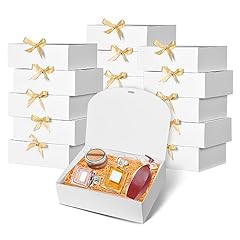 White with Gold Ribbon